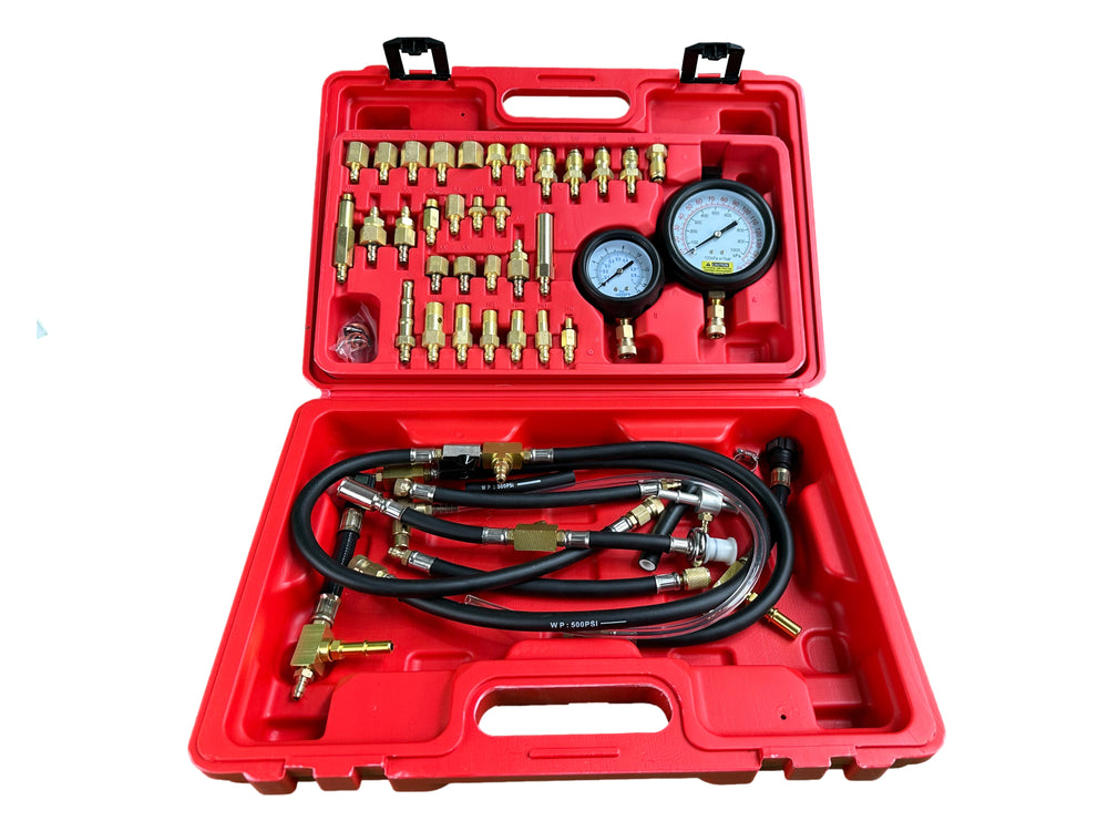 Set di tester per la pressione del carburante diesel e benzina e della compressione per auto Gebo Tools