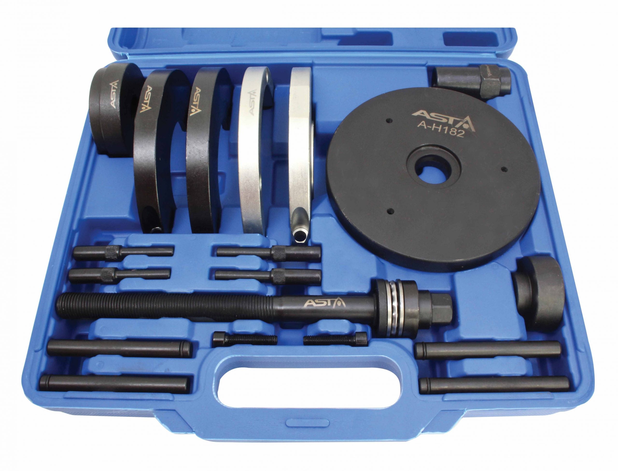 Set-kit utensili per unità cuscinetto mozzo, per Ford, Land Rover, Volvo, Ø 82 mm, attrezzi per cuscinetti ruota