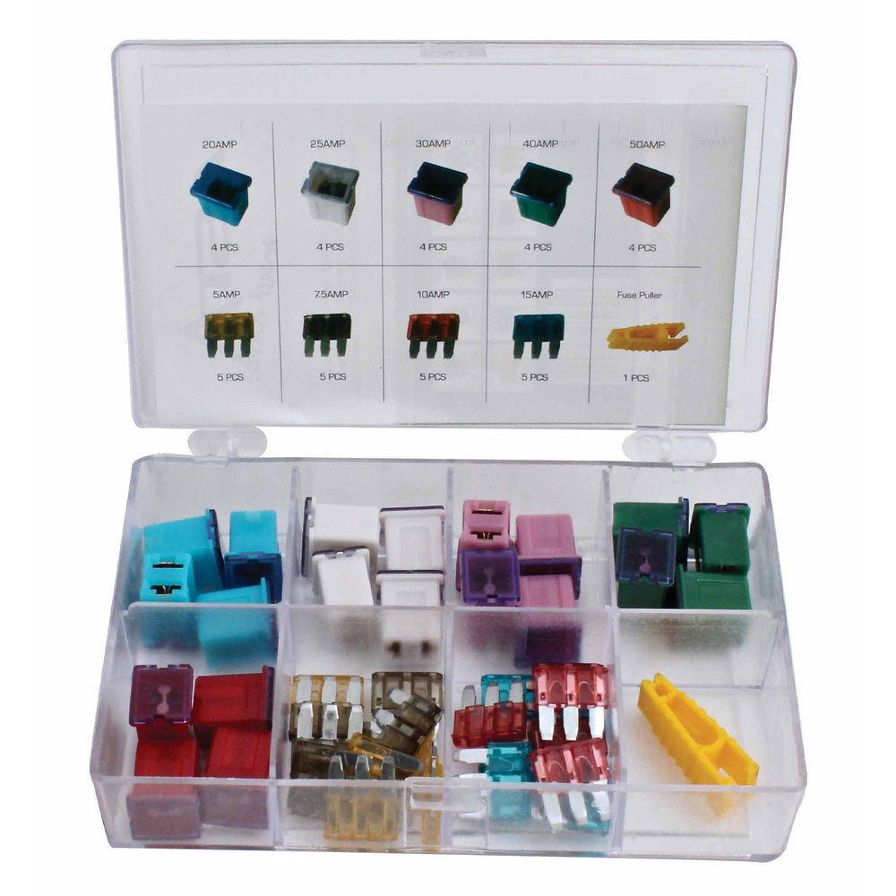 Set-kit emergenza fusibile per auto tipo M e Micro 3, 41 pezzi