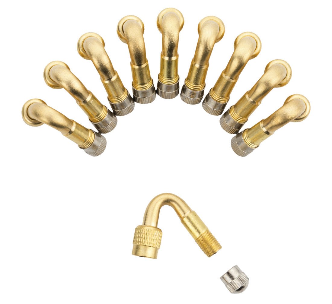 Set-kit 10 estensione valvola pneumatica, angolo 45° gradi, estensori di valvole, per auto bici camion motocicletta