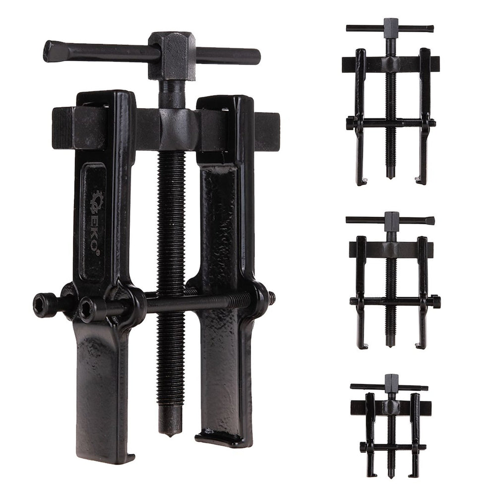 Set-kit estrattore per cuscinetti 2 griffe, kit attrezzi smontaggio esterno/interno a 2 bracci, 4 pezzi Geko