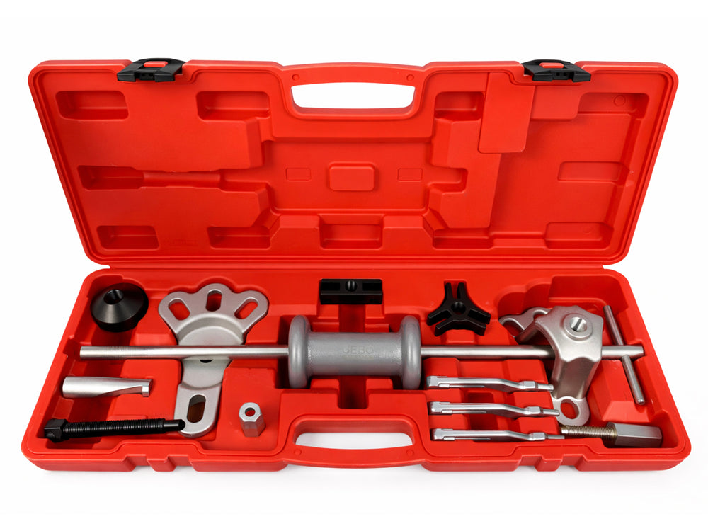 Set-kit estrattore per mozzi e cuscinetti con martello scorrevole Gebo Tools