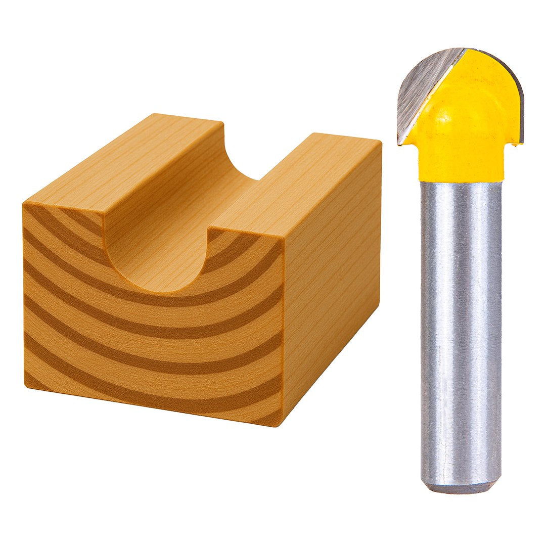 Set-kit 12 frese per legno, diametro 8 mm, HSS, Geko