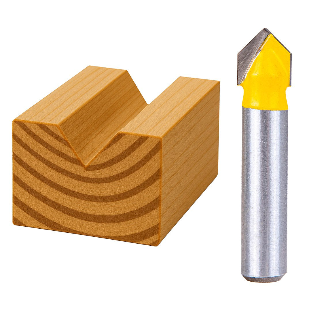 Set-kit 12 frese per legno, diametro 8 mm, HSS, Geko