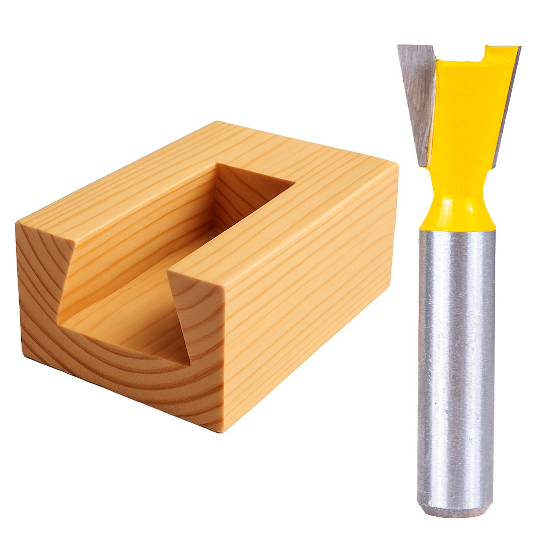 Set-kit 12 frese per legno, diametro 8 mm, HSS, Geko