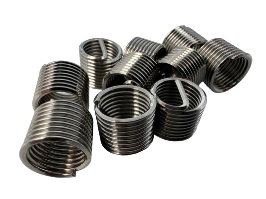 Set inserti elicoidali per riparare filetti M10×1.2 ,kit di manicotti in filo avvolto, 10 pezzi Gebo Tools