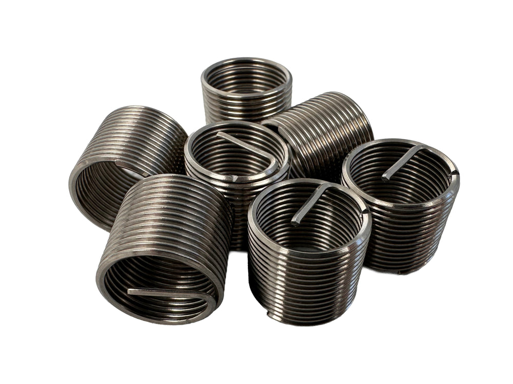 Set inserti elicoidali per riparare filetti M14×1.25 ,kit di manicotti in filo avvolto, 10 pezzi Gebo Tools
