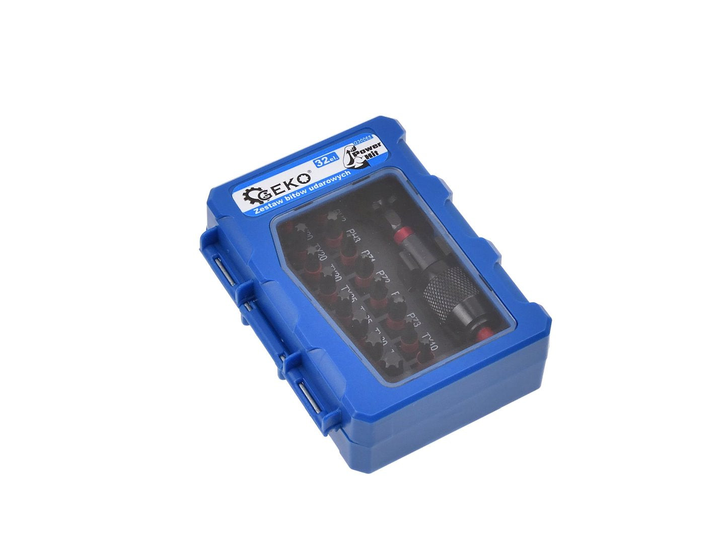 Set-kit inserti a impatto con adattatore magnetico, 32 pezzi Geko