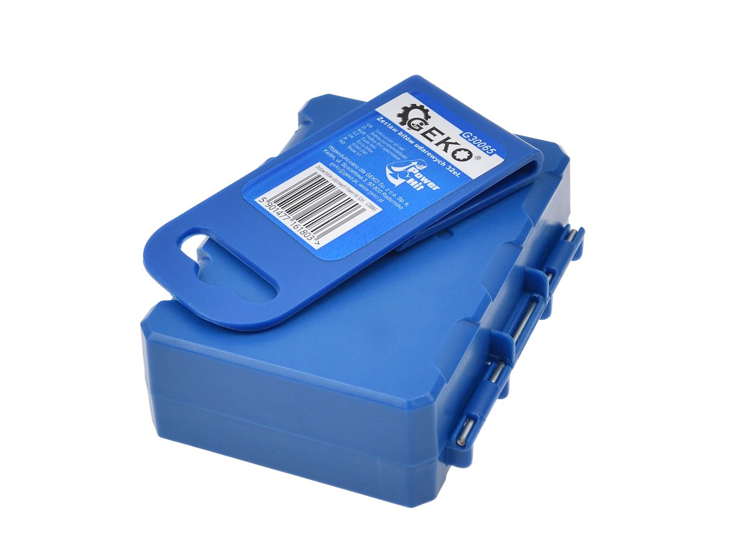 Set-kit inserti a impatto con adattatore magnetico, 32 pezzi Geko
