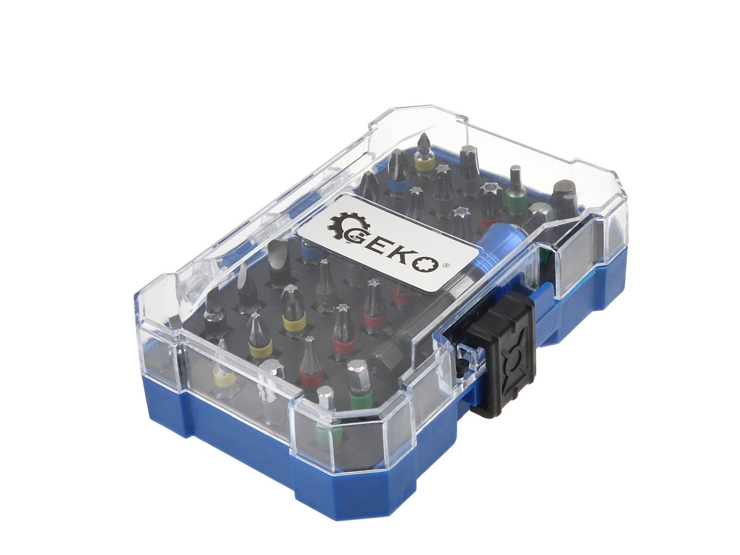 Set-kit inserti a impatto con adattatore magnetico, 32 pezzi Geko