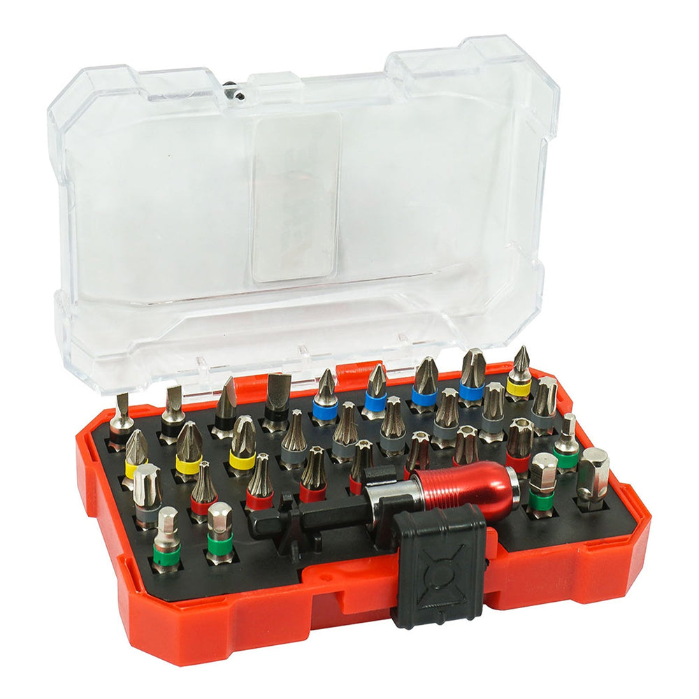 Set-kit inserti a impatto con adattatore magnetico, 32 pezzi Verke