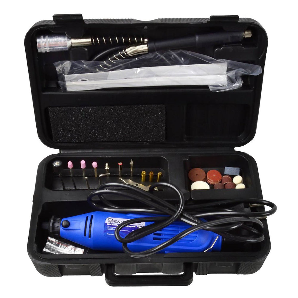 Set-kit mini utensile rotante senza fili, smerigliatrice con accessori, 220 V, per incisione, levigatura, lucidatura, foratura, rettifica,  40 pezzi Geko