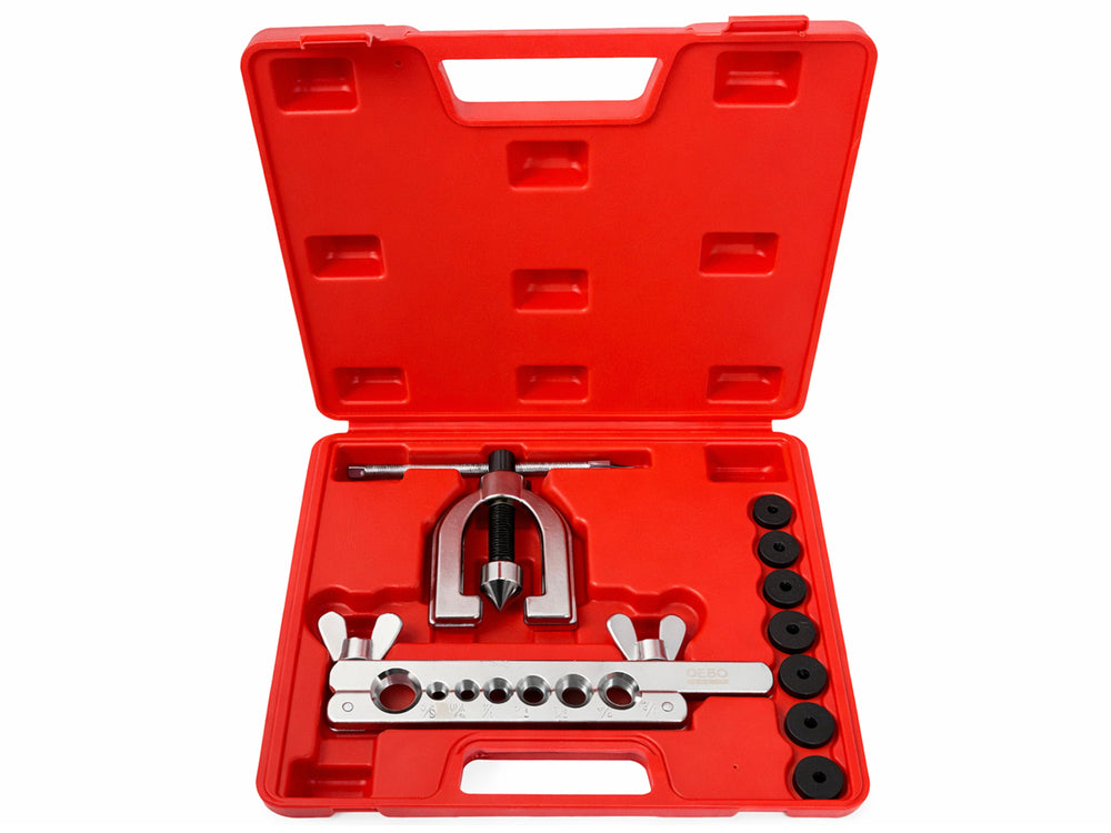 Set-kit per la svasatura tubi e condotte freni, svasatore, cartellatrice Gebo Tools
