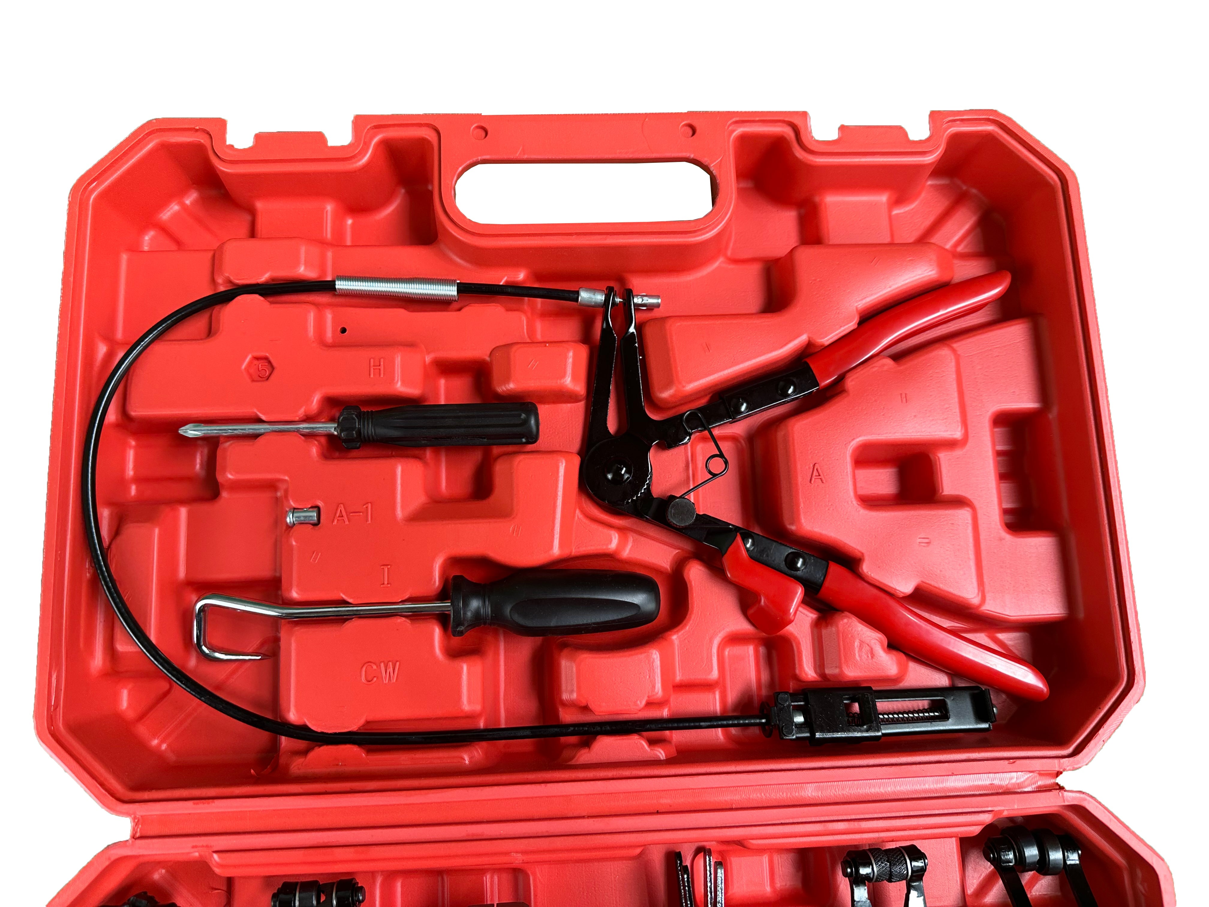 Set-kit pinza fascette auto, stringitubo per riparazione, pinze per morsetti impianti 9 pezzi Gebo Tools
