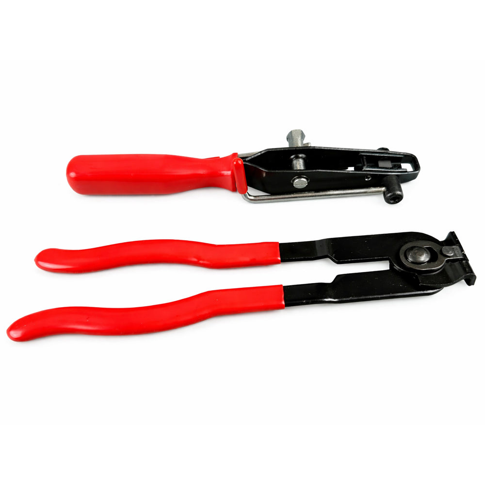 Set-kit pinze per fascette per cuffie giunti omocinetici auto, per stringitubo, serraggio tubi, attrezzi con morsetti officina Gebo Tools