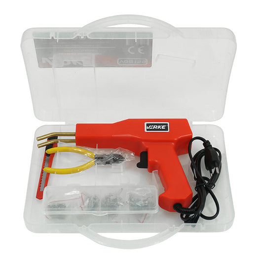 Set pistola per saldatura e riparazione plastica 100 w, kit saldatrice con 200 graffe