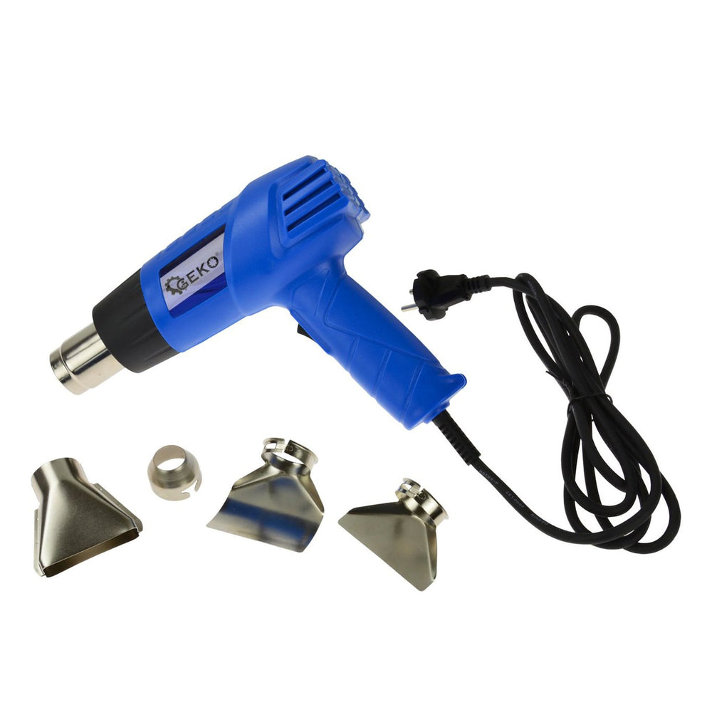Set pistola per soffiaggio ad aria calda, kit termosoffiatore elettrico 2000w con accessori