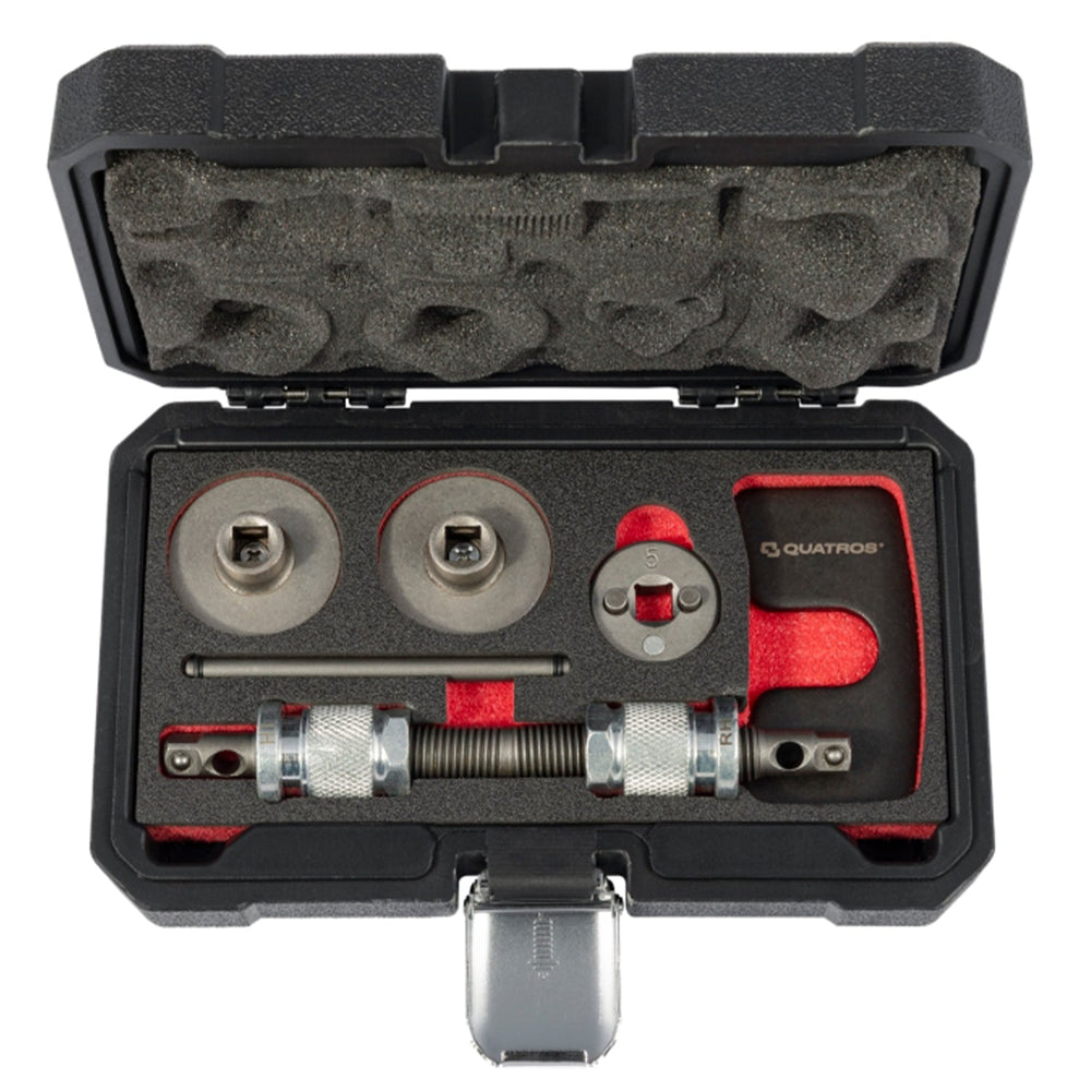 Set-kit pressa pneumatica per pistoncini delle pinze freno, divaricatore per pastiglie dei freni per auto, strumenti per la retrazione del pistone del modello 2