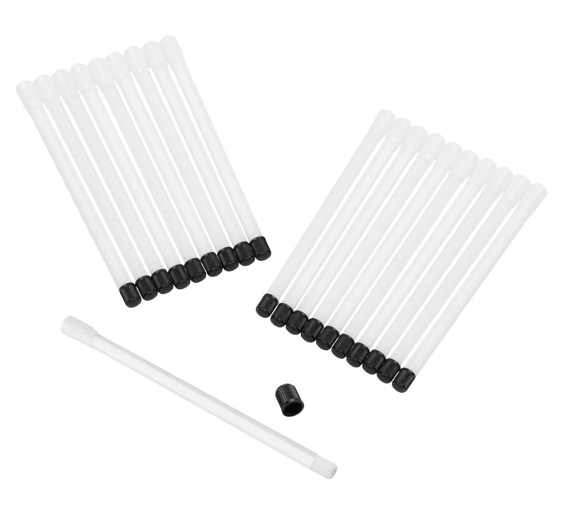 Set-kit prolunga in plastica per valvole, estensione valvola pneumatico, estensori per auto bici camion motocicletta, 170 mm 20 pezzi