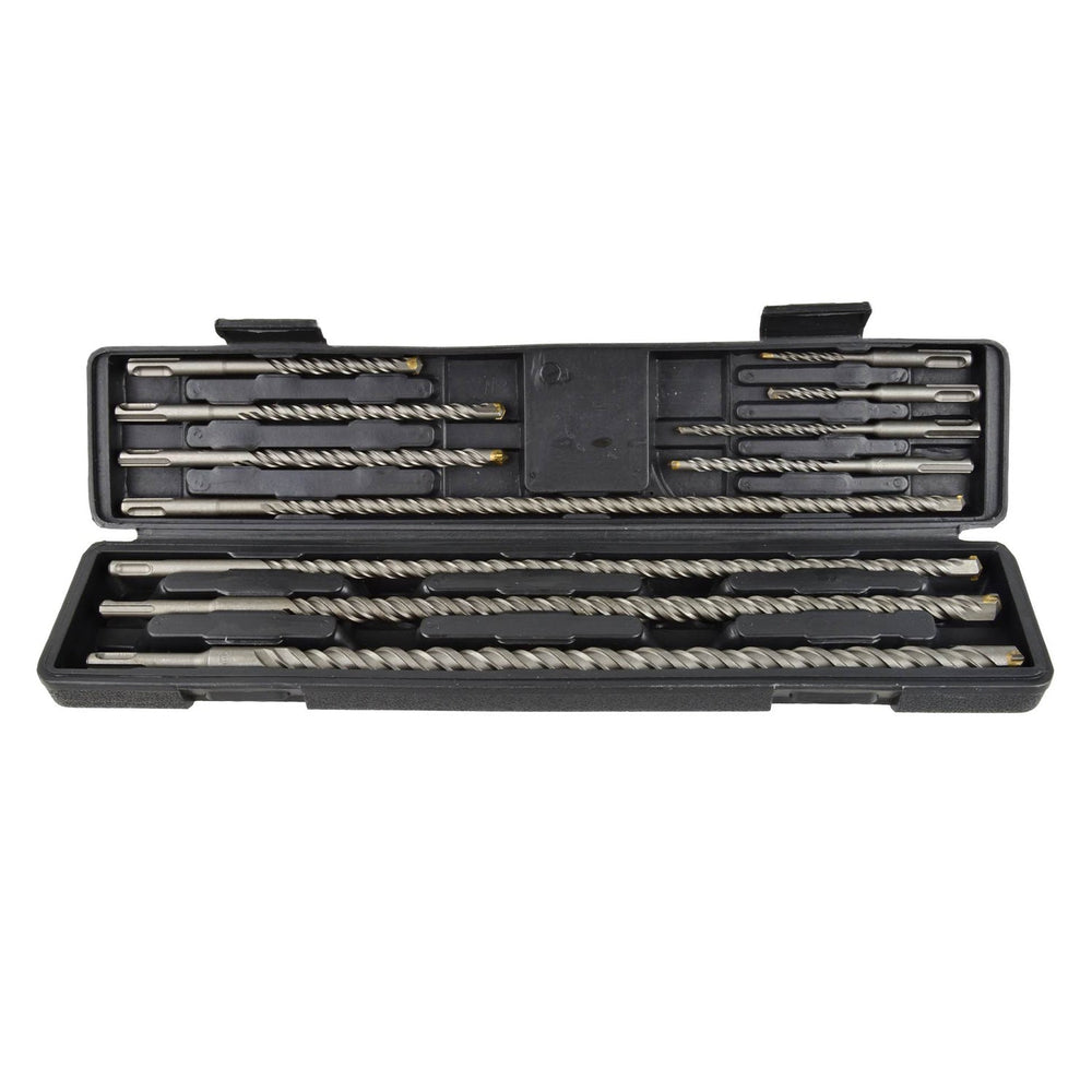 Set punte da trapano SDS Plus per cemento, pietra, strumenti per forare calcestruzzo, 5-16 mm, 11 pezzi