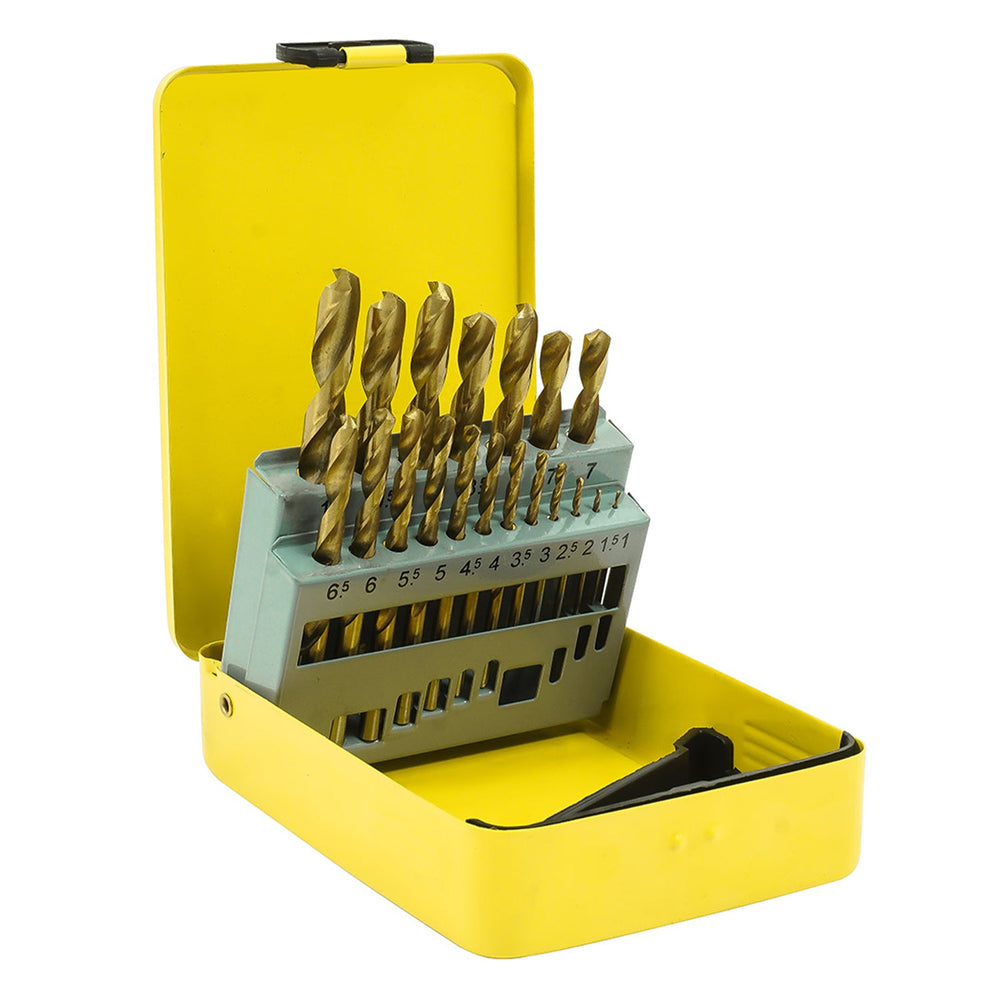 Set punte trapano per metallo, 1–10 mm, 19 pezzi Notig