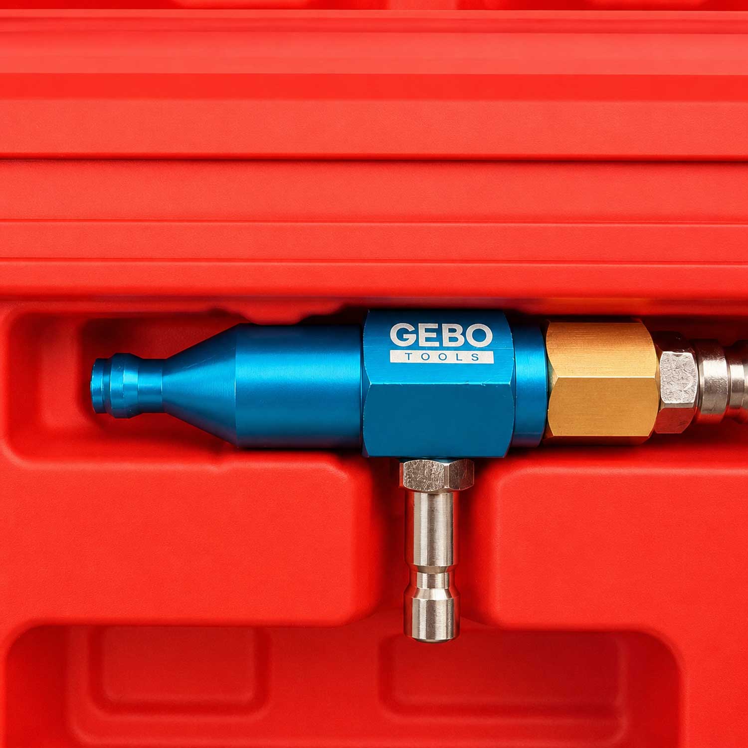 Set strumenti di riempimento e spurgo per impianto raffreddamento auto, kit utensili professionali per sistema di raffreddamento del radiatore, ricarica del liquido refrigerante  Gebo Tools