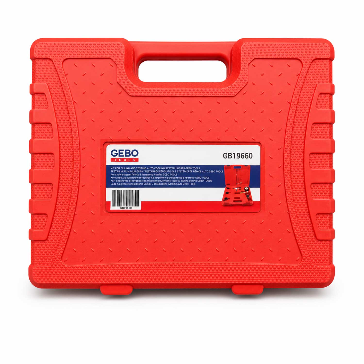 Set strumenti di riempimento e spurgo per impianto raffreddamento auto, kit utensili professionali per sistema di raffreddamento del radiatore, ricarica del liquido refrigerante  Gebo Tools