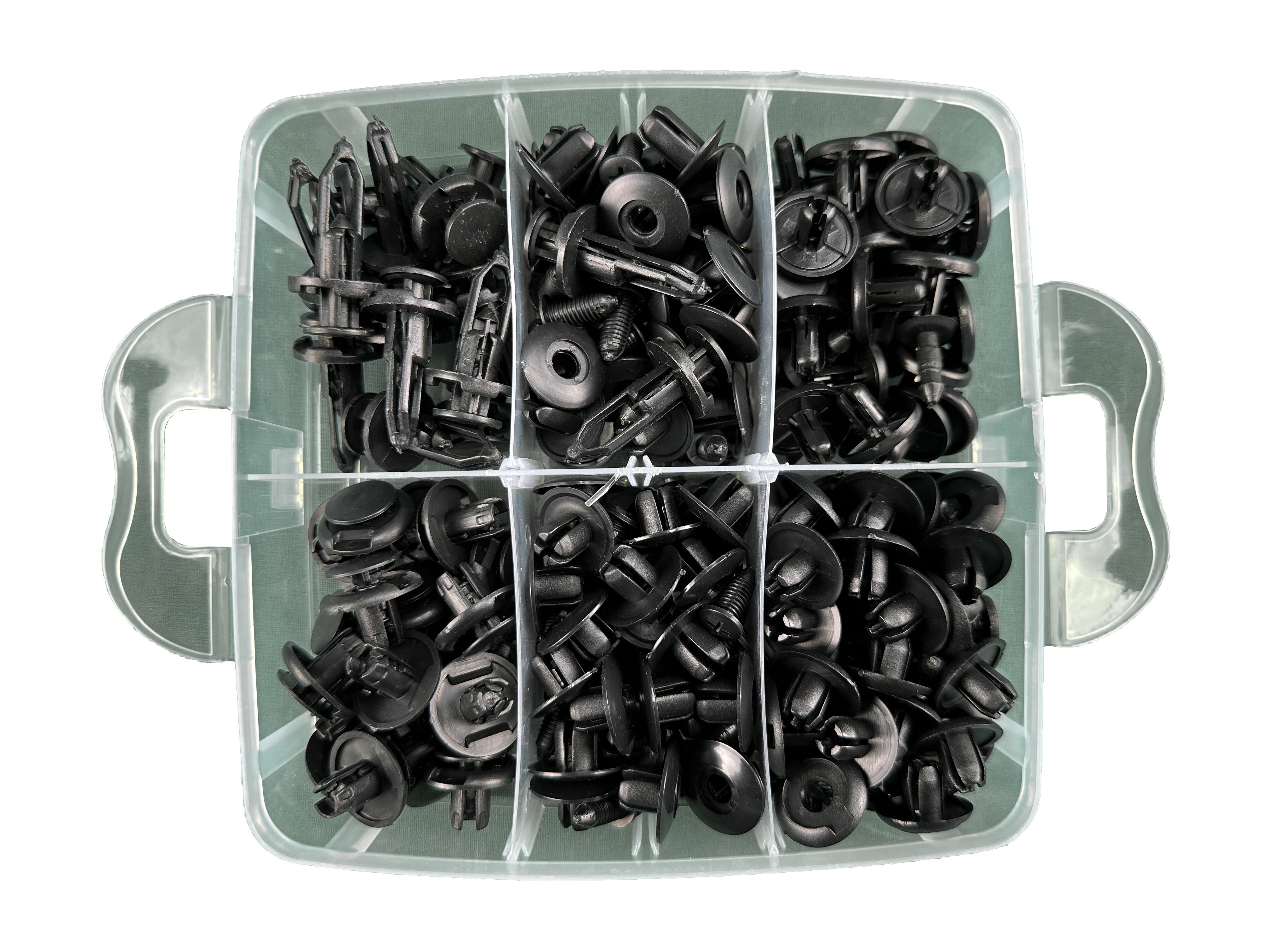 Set-kit strumenti di rimozione clips auto,utensili di smontaggio per auto porta pannello, cruscotto auto, radio,interno auto, fissaggi auto universali, 620 pezzi Gebo Tools