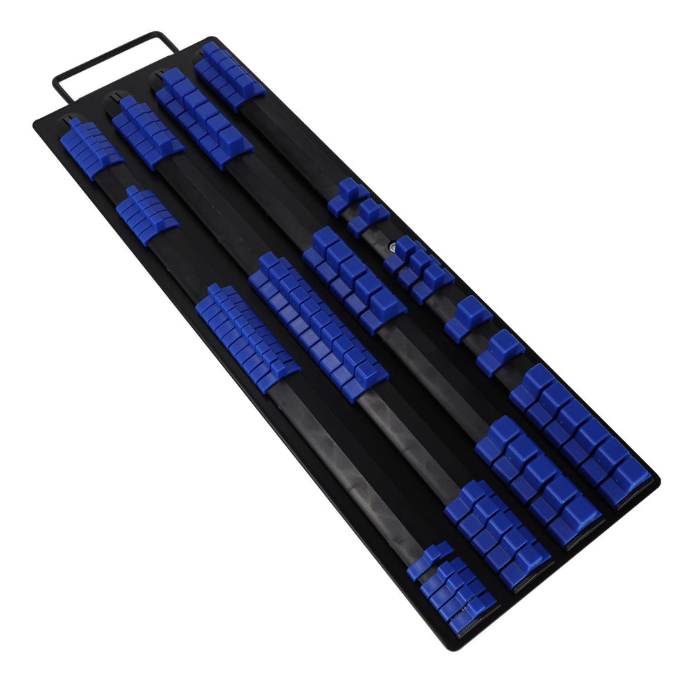 Supporto porta chiavi a bussola 1/4″ 3/8″ 1/2″, organizer con guida per attrezzi in garage,80 clip Resser