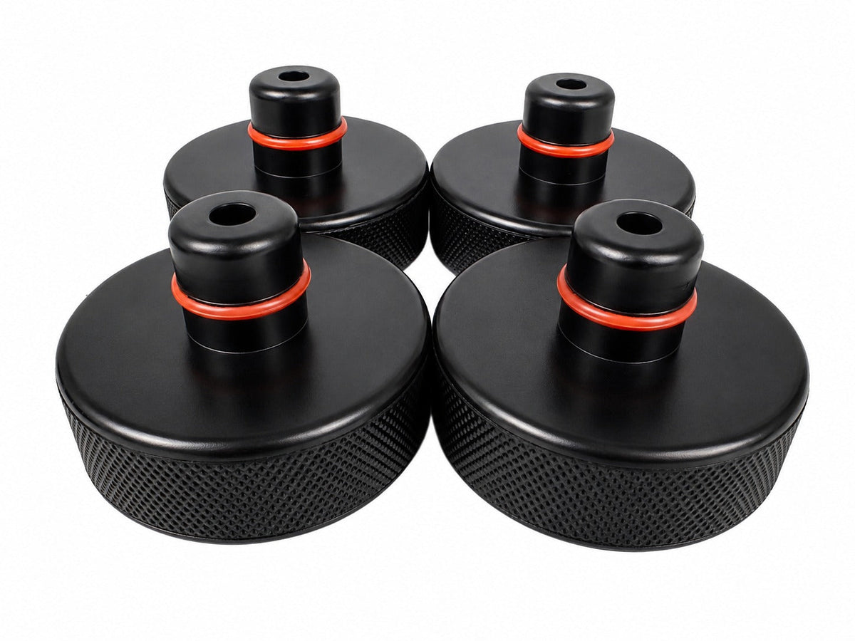 Set-kit tampone in gomma per cric compatibili con Tesla model 3 / S/X/Y, 4 sollevamento con scatola di immagazzinaggio, accessori per veicoli, 78 mm, Gebo Tools