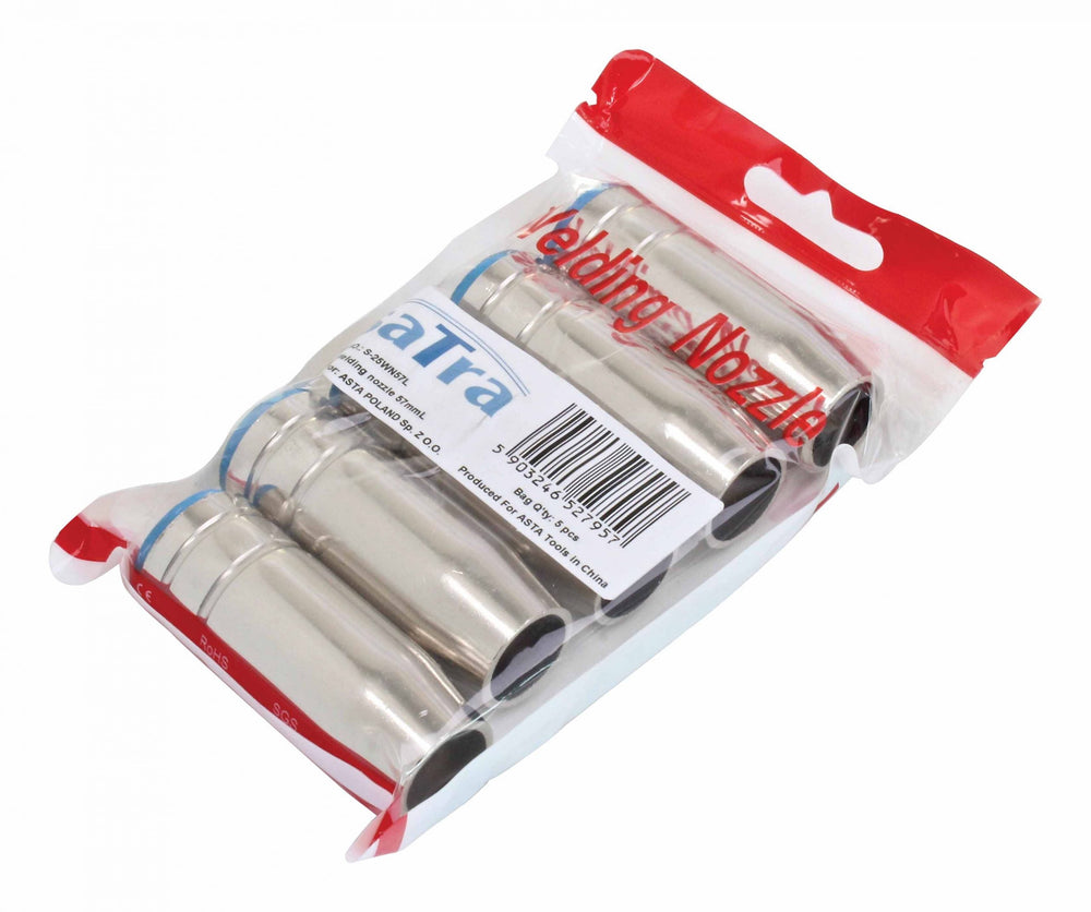 Set-kit ugelli gas conico MB 25, torcia di saldatura  MIG MAG, 5 pezzi