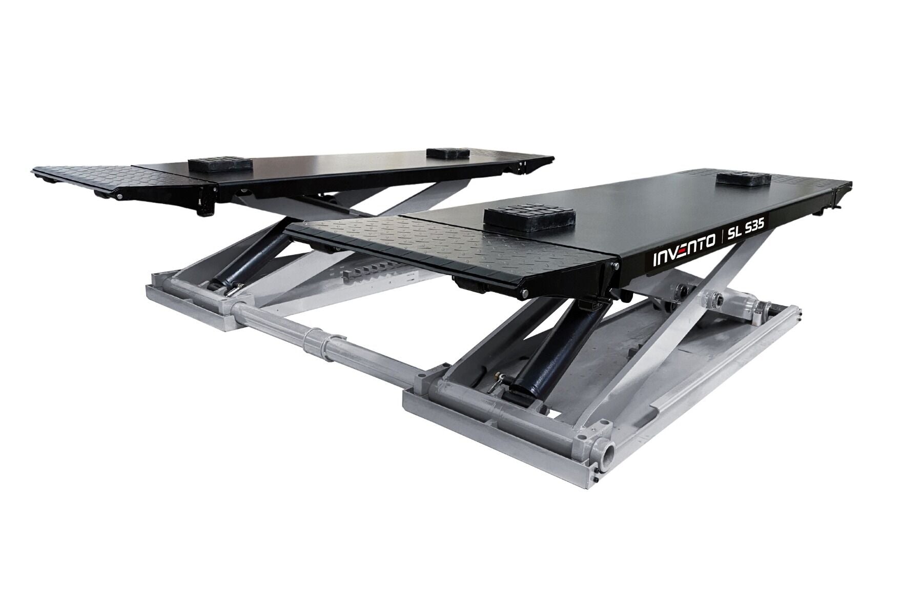 Ponte sollevatore a forbice portata 3500kg, ideale per gommisti, 220 V Invento