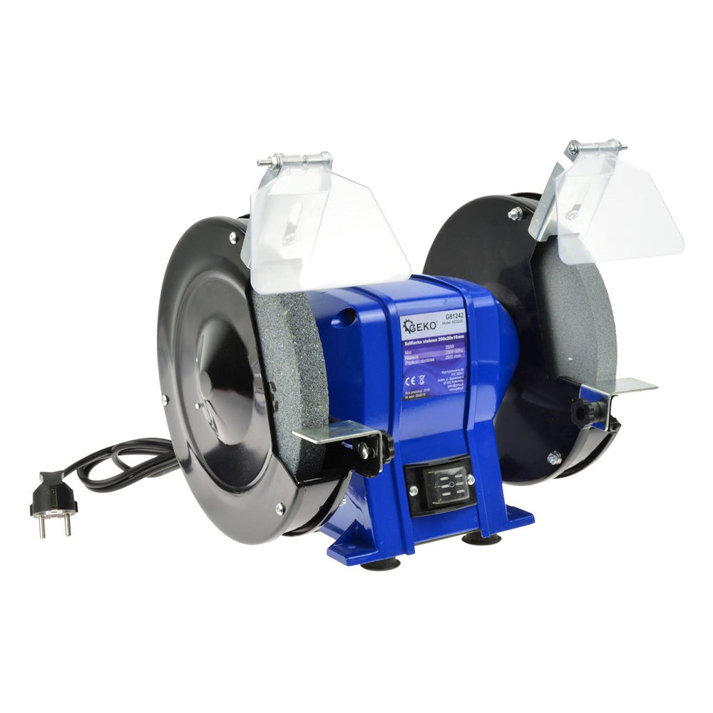 Smerigliatrice da banco doppia professionale 350 W 200 × 20 × 16 mm  Geko