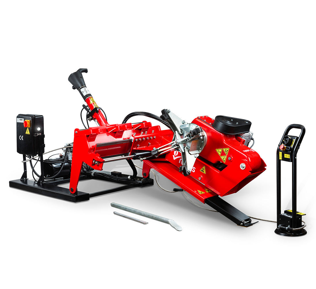 Smontagomme automatico mobile per pneumatici camion 13-26''