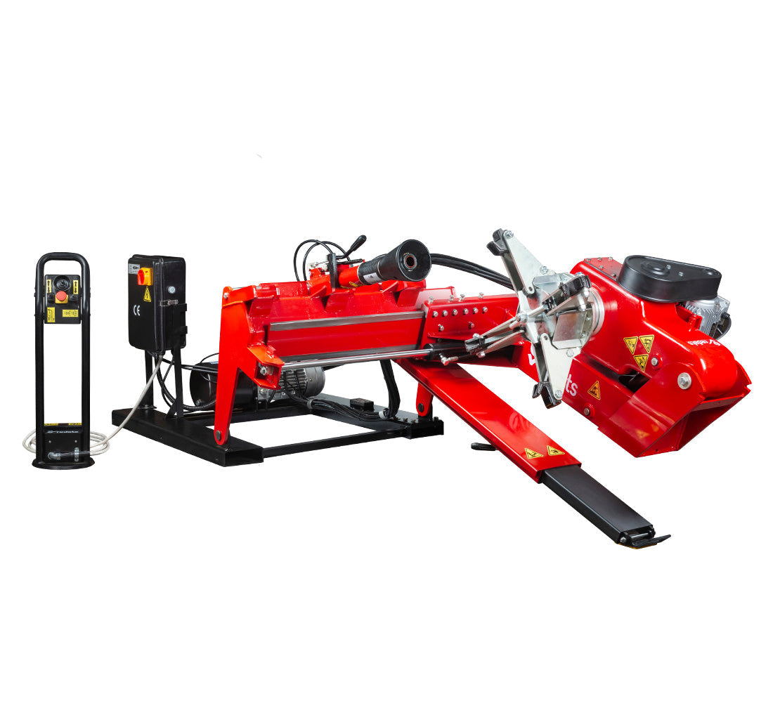 Smontagomme automatico mobile per pneumatici camion 13-26''