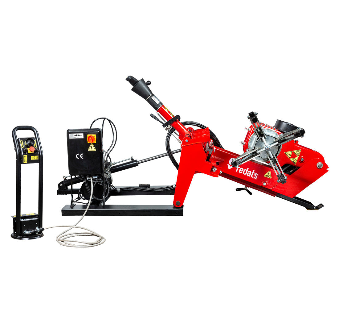Smontagomme automatico mobile per pneumatici camion 13-26''