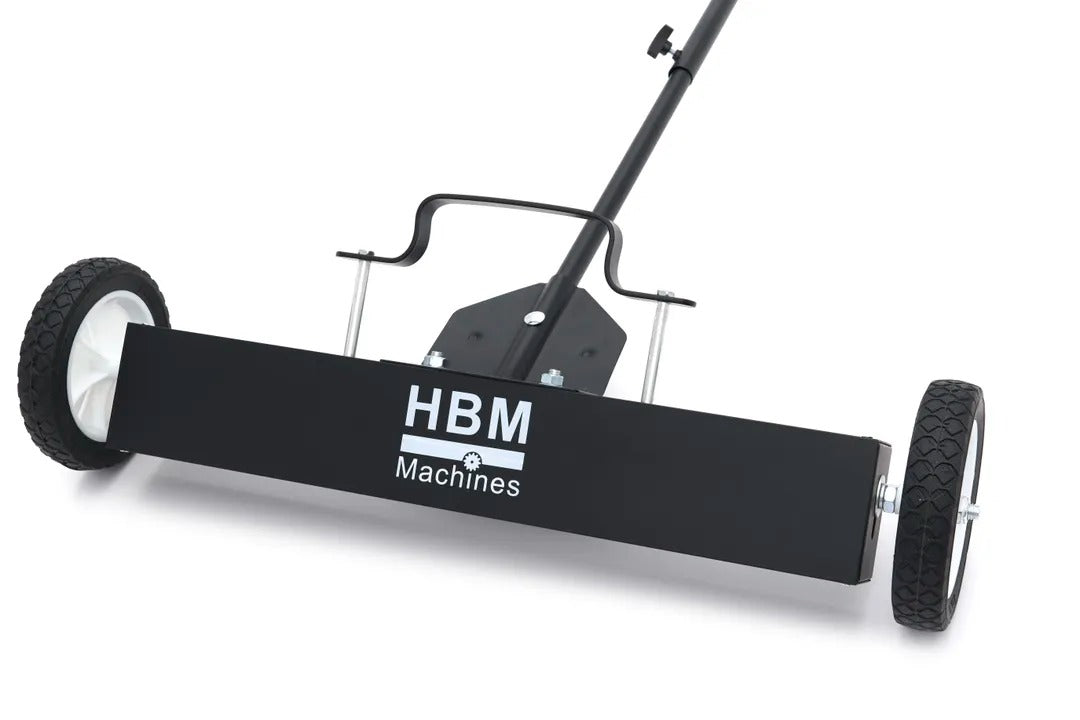Spazzatrice magnetica asta telescopica, per pavimenti , forza max. 22kg, per la raccolta rapida di residui metallici su qualsiasi superficie Hbm