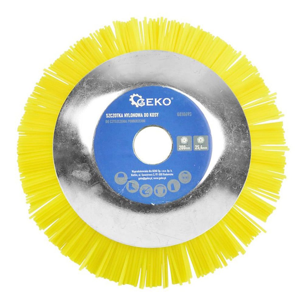Spazzola in nylon per decespugliatore, di alta qualità per rimozione erbacce, 200 x 25, 4 mm