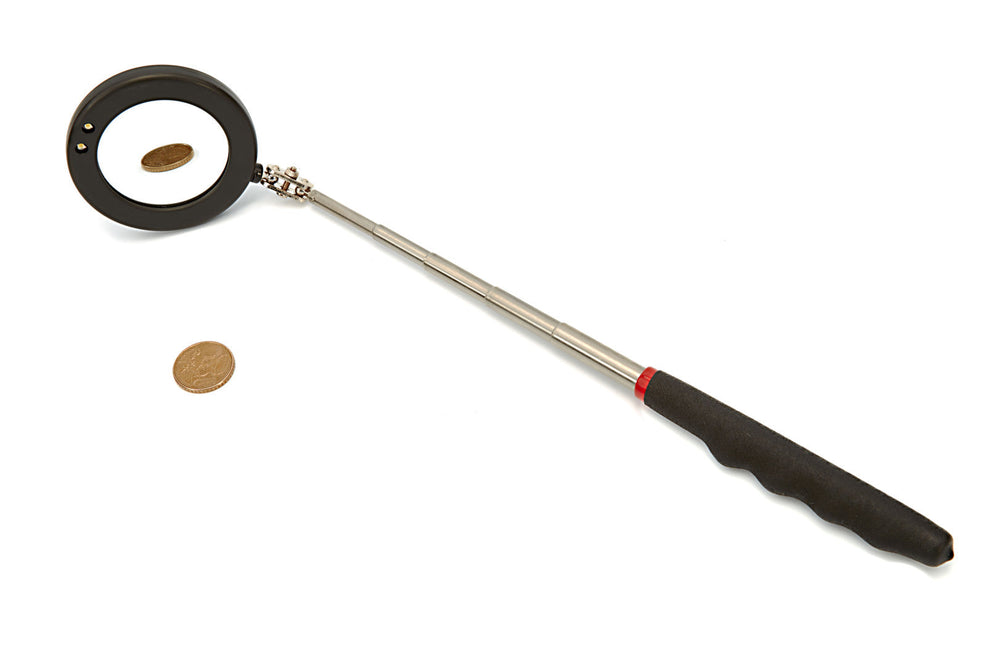 Specchietto telescopico per ispezione automobilistico specchio di ispezione telescopico, rotante, utensile manuale officina a LED