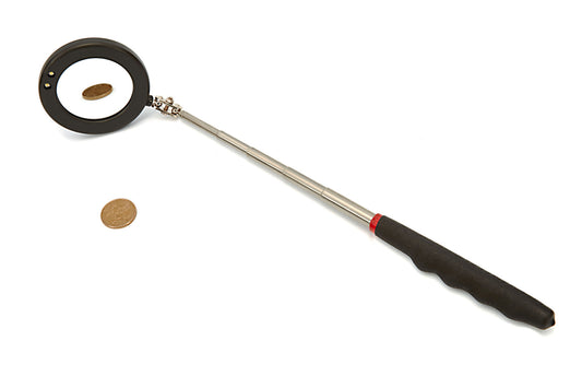 Specchietto telescopico per ispezione automobilistico specchio di ispezione telescopico, rotante, utensile manuale officina a LED