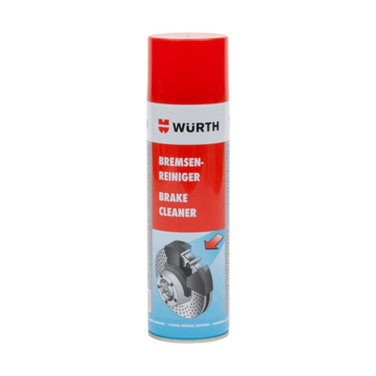 Spray pulitore freni e frizioni professionale ,sgrassante rapido per auto, moto e bici,rimuove grasso, olio senza residui,  500 ml Würth
