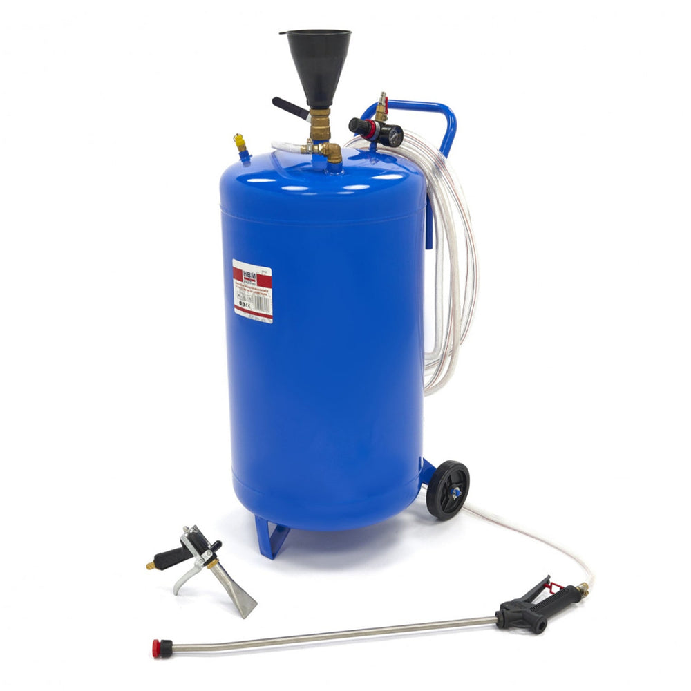 Spruzzatore a schiuma pneumatico 80 litri, ideale per il lavaggio auto, Hbm