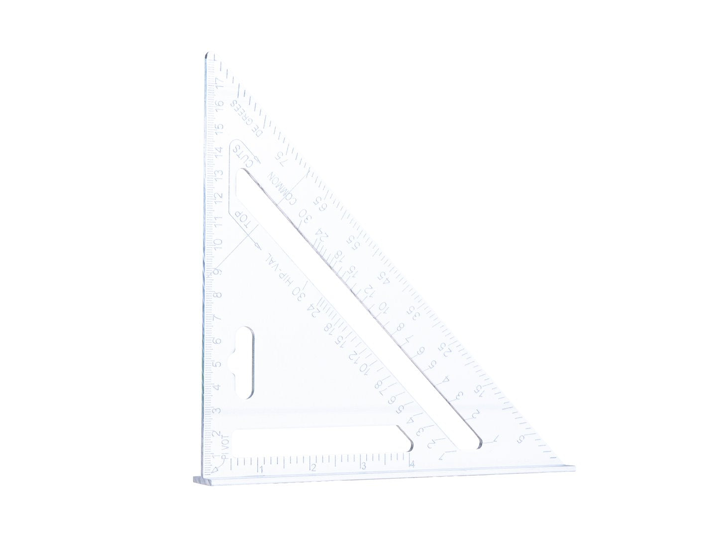 Squadra da falegname e per edilizia professionale ,utensile per carpentiere, per misurazioni rapide,  180 x 180 x 255mm
