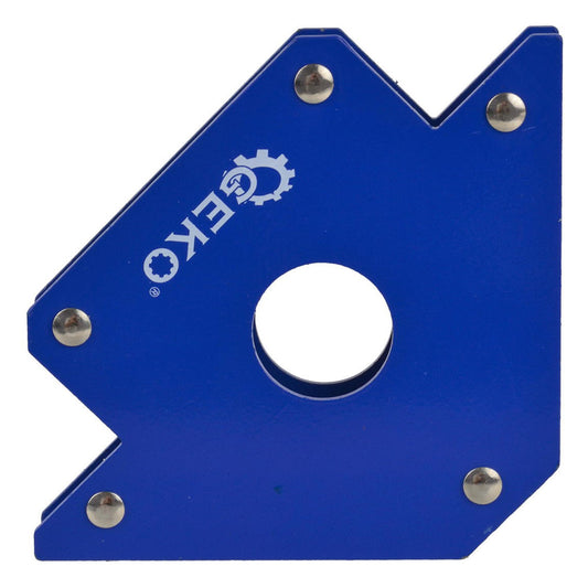 Squadra magnetica per saldatura, rosso, posizionatore supporto angolare calamita, 4" 22.5 kg