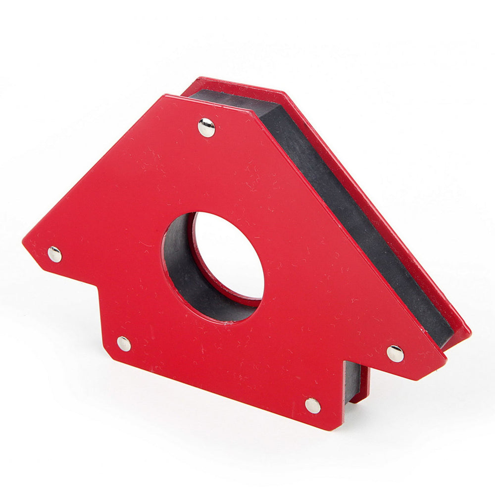 Squadra magnetica per saldatura, rosso, posizionatore supporto angolare calamita, 5 kg 100 x 150 mm, Premium Hbm Machines Olanda