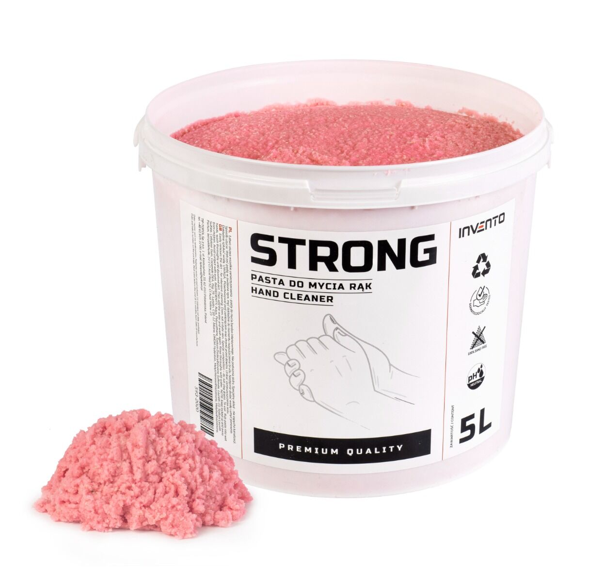 Pasta detergente per le mani 5 l Strong Invento