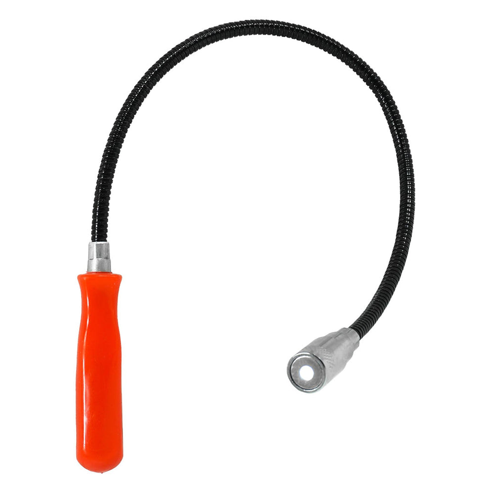 Strumento magnetico flessibile per raccogliere oggetti, utensile raccoglitore a LED, calamita ideale per garage, auto e fai da te, 55 cm Verke