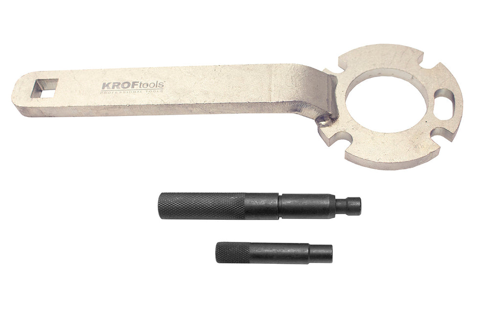 Strumento supporto puleggia albero motore , utensile adatto per motori Ford Volvo 2.0 2.5, Kroftools