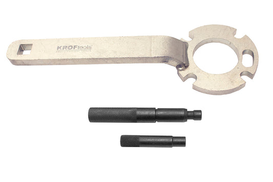 Attrezzo dispositivo di supporto per bloccaggio puleggia albero motore Ford Volvo 2.0 2.5 diesel hybrid Kroftools