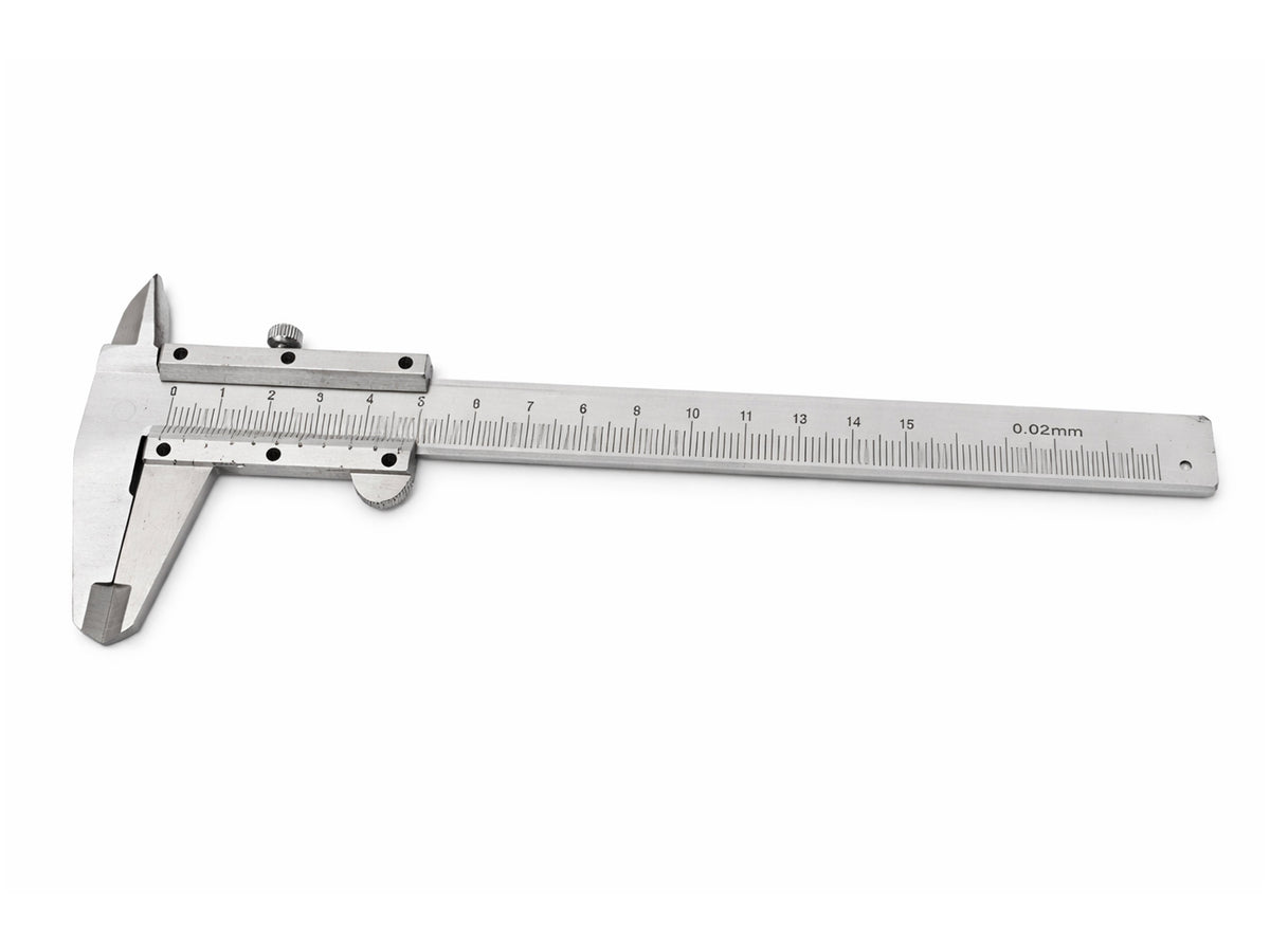 Calibro a corsoio, campo di misura 150 mm, strumento micrometrico di misurazione della profondita ad alta precisione, per uso professionale e fai da te, Gebo Tools